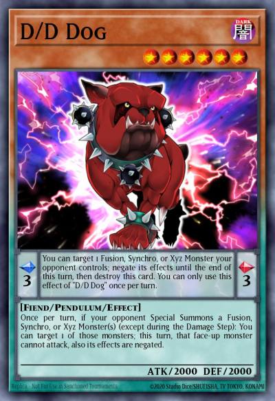D/D Dog Super Rare ROTD-EN091 Rise of the Duelist Yugioh card
