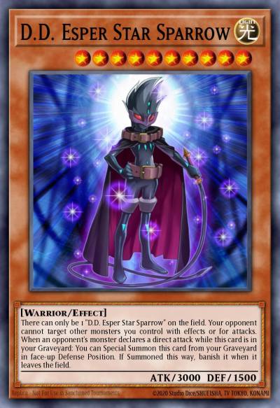 DD Esper Star Sparrow Duel Terminal Rare Parallel Rare DT07-EN051 Duel Terminal 7b Yugioh card