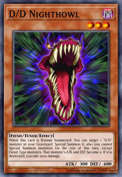 D/D Nighthowl Common SDPD-EN009 Pendulum Domination Structure Deck Yugioh card