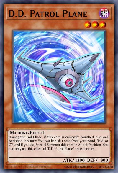 DD Patrol Plane Common CHIM-EN028 Chaos Impact Yugioh card