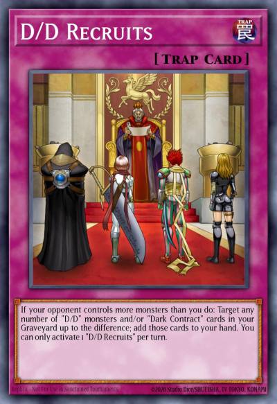 D/D Recruits Common SDPD-EN033 Pendulum Domination Structure Deck Yugioh card