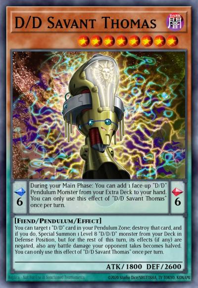 D/D Savant Thomas Rare MP17-EN065 2017 Mega-Tin Mega Pack Yugioh card