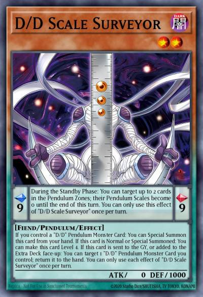 D/D Scale Surveyor New BLMM-EN042 Battles of Legend Monster Mayhem Yugioh card