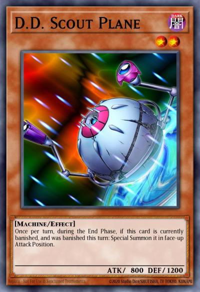 DD Scout Plane Rare DR2-EN012 Dark Revelation Volume 2 Yugioh card
