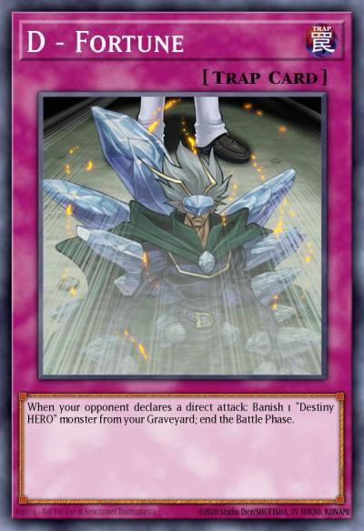 D - Fortune Common LCGX-EN154 Legendary Collection 2 The Duel Academy Years Mega Pack Yugioh card
