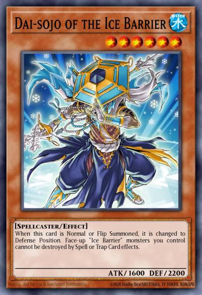 Dai-sojo of the Ice Barrier Duel Terminal Super Parallel Rare DT02-EN017 Duel Terminal 2 Yugioh card