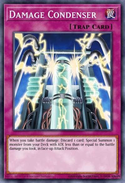 Damage Condenser Super Rare DR04-EN172 Dark Revelation Volume 4 Yugioh card