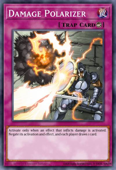 Damage Polarizer Ultra Rare DP04-EN029 Duelist Pack Zane Truesdale Yugioh card