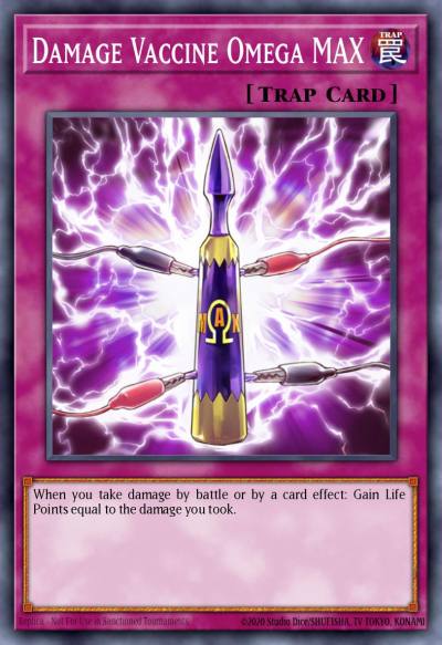 Damage Vaccine Omega MAX Common GENF-EN066 Generation Force Yugioh card