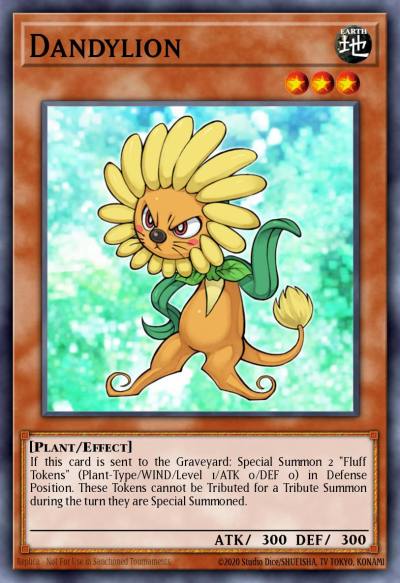 Dandylion Super Rare ABPF-ENSE1 Absolute Powerforce Special Edition Yugioh card