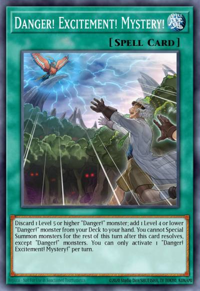 Danger Excitement Mystery Rare MP20-EN085 2020 Tin of Lost Memories Mega Pack Yugioh card