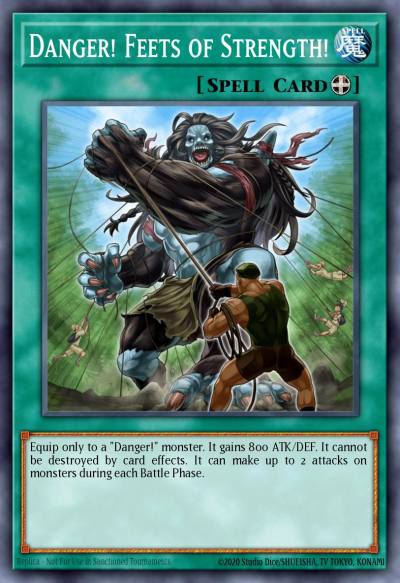 Danger Feets of Strength Common MP20-EN086 2020 Tin of Lost Memories Mega Pack Yugioh card