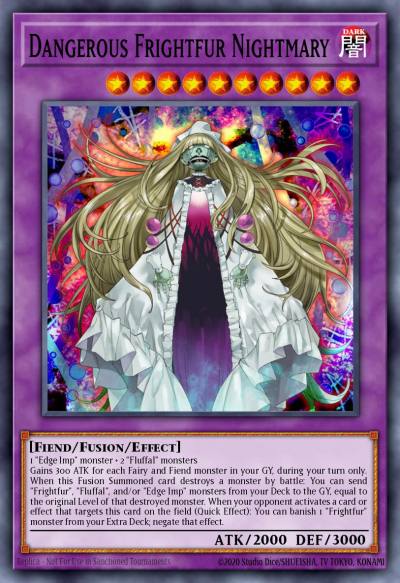 Dangerous Frightfur Nightmary Ultra Rare DUOV-EN038 Duel Overload Yugioh card