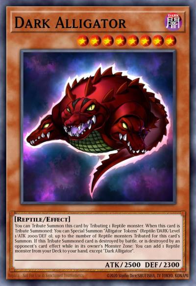 Dark Alligator Ultra Rare GFP2-EN033 Ghosts From the Past The 2nd Haunting Yugioh card