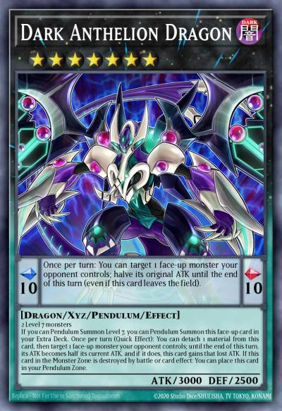 Dark Anthelion Dragon Ultra Rare DUOV-EN036 Duel Overload Yugioh card