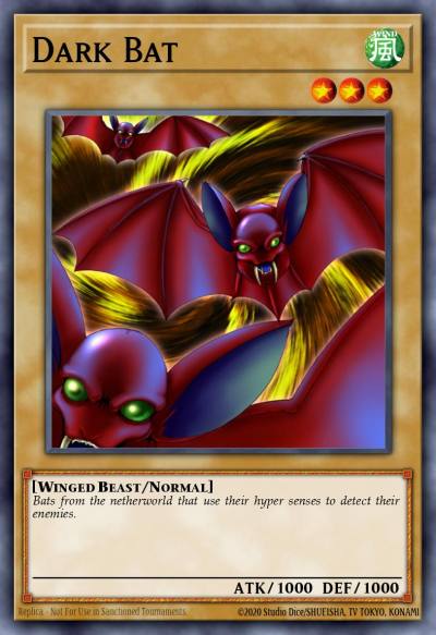 Dark Bat Common PSV-058 Pharaohs Servant Yugioh card