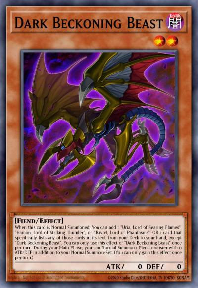 Dark Beckoning Beast Ultra Rare MP21-EN249 2021 Tin of Ancient Battles Yugioh card