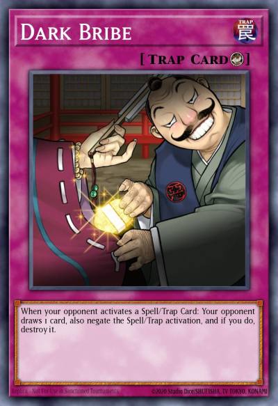 Dark Bribe Common BP03-EN202 Battle Pack 3 Monster League Yugioh card