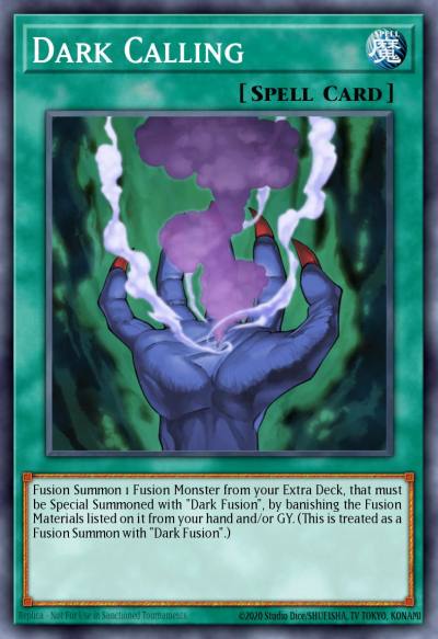 Dark Calling Rare DP06-EN019 Duelist Pack Jaden Yuki 3 Yugioh card
