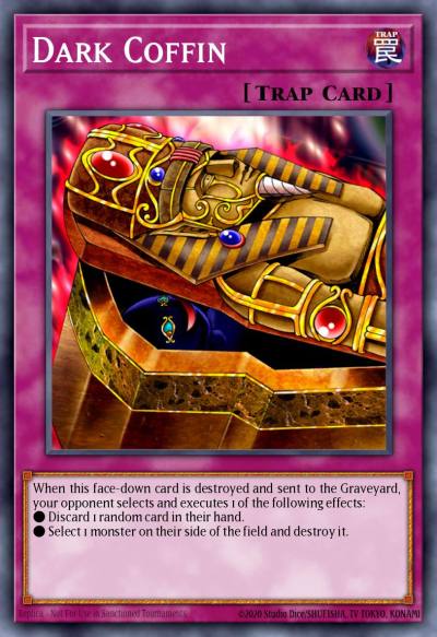 Dark Coffin Common DB2-EN244 Dark Beginning 2 Yugioh card
