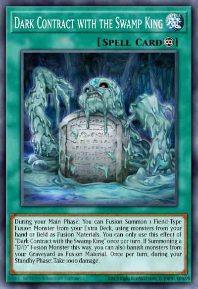 Dark Contract with the Swamp King Common MP16-EN169 2016 Mega-Tin Mega Pack Yugioh card