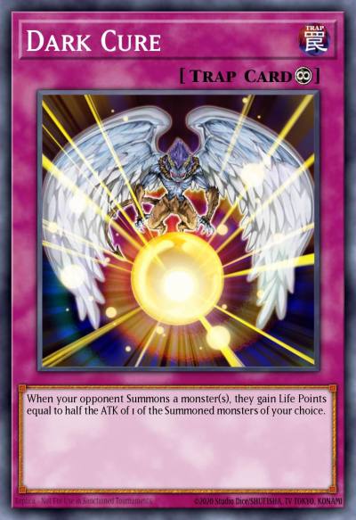 Dark Cure Super Rare GX05-EN002 Yu-Gi-Oh! GX Tag Force Evolution promotional cards Yugioh card