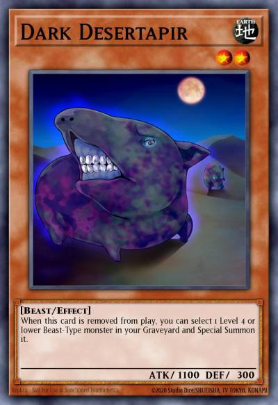 Dark Desertapir Rare DREV-EN084 Duelist Revolution Yugioh card