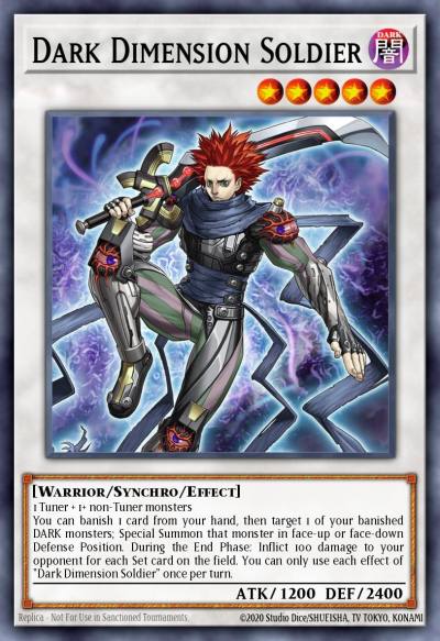 Dark Dimension Soldier Super Rare BACH-EN043 Battle of Chaos Yugioh card