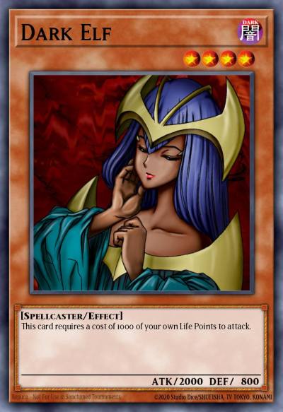 Dark Elf Rare MRD-113 Metal Raiders Yugioh card