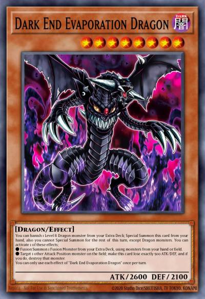 Dark End Evaporation Dragon Ultra Rare MP25-EN212 2025 Mega-Pack Tin Yugioh card