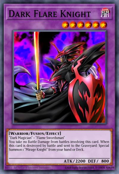 Dark Flare Knight Super Rare DCR-017 Dark Crisis Yugioh card