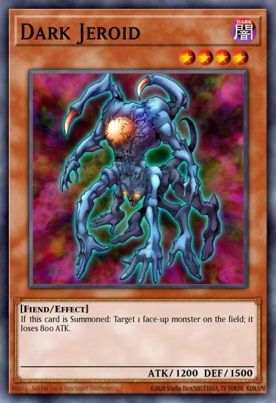 Dark Jeroid Rare DR1-EN004 Dark Revelation Volume 1 Yugioh card
