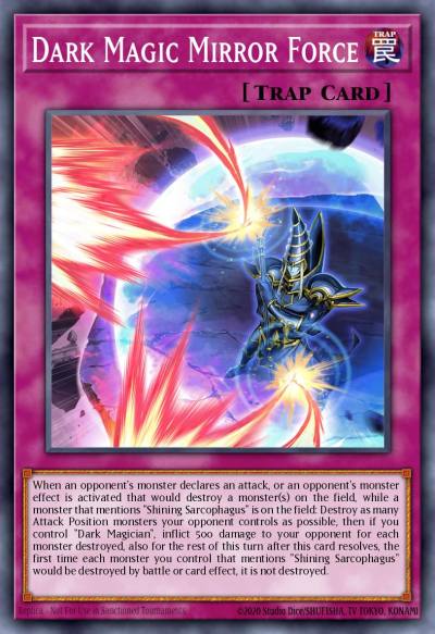 Dark Magic Mirror Force Common MP25-EN394 2025 Mega-Pack Tin Yugioh card