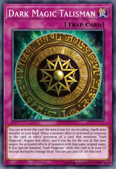 Dark Magic Talisman Rare MZMU-EN057 Maze of Muertos Yugioh card