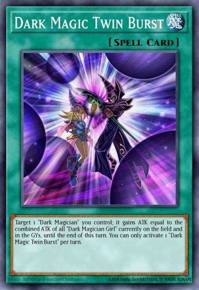 Dark Magic Twin Burst Ultra Rare DUPO-EN018 Duel Power Yugioh card