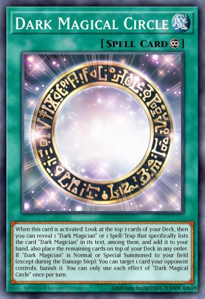 Dark Magical Circle Secret Rare MP17-EN100 2017 Mega-Tin Mega Pack Yugioh card
