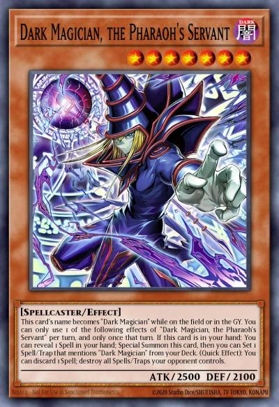 Dark Magician, the Pharaoh's Servant Grand Master Rare MAMO-EN001 Magnificent Monsters Yugioh card