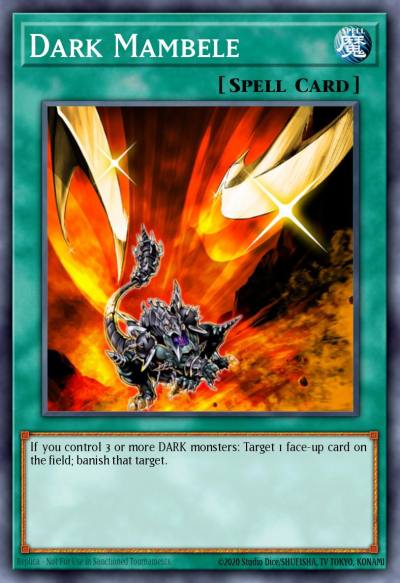 Dark Mambele Super Rare DESO-EN057 Destiny Soldiers Yugioh card