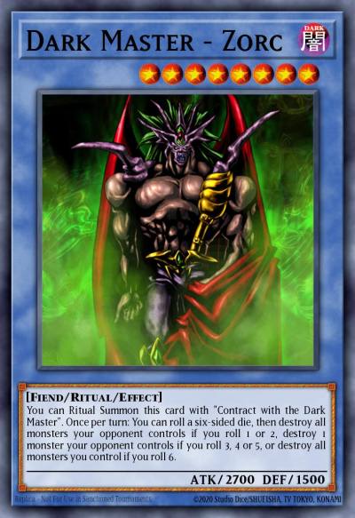 Dark Master - Zorc Rare CP02-EN010 Champion Pack Game Two Yugioh card