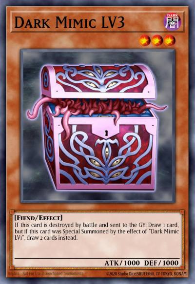 Dark Mimic LV3 Rare DR3-EN010 Dark Revelation Volume 3 Yugioh card