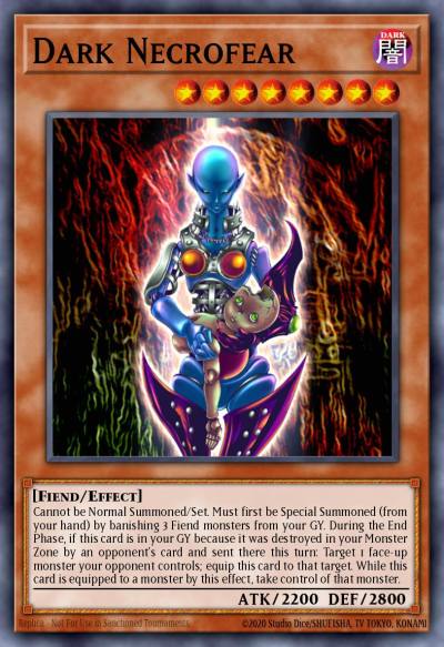 Dark Necrofear Rare CP05-EN006 Champion Pack Game Five Yugioh card