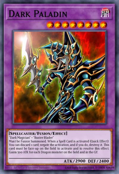 Dark Paladin Secret Rare BLMM-EN008 Battles of Legend Monster Mayhem Yugioh card