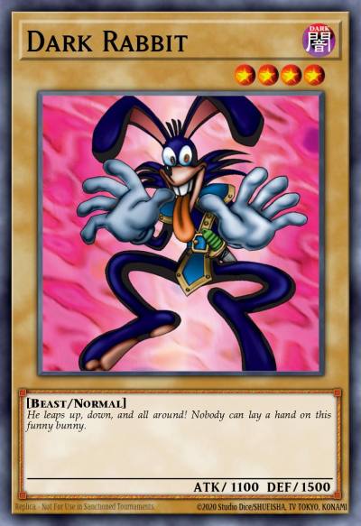 Dark Rabbit Common DEM5-EN003 Speed Duel Demo Deck Yugioh card