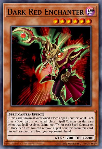 Dark Red Enchanter Secret Rare PTDN-EN097 Phantom Darkness Yugioh card