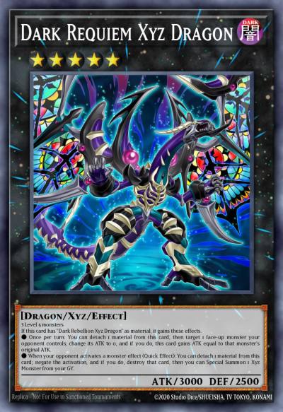 Dark Requiem Xyz Dragon Ultra Rare GFTP-EN099 Ghosts From the Past Yugioh card