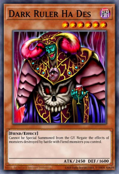 Dark Ruler Ha Des Common BP01-EN122 Battle Pack Epic Dawn Yugioh card