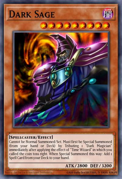 Dark Sage Ultra Rare DB1-EN096 Dark Beginning 1 Yugioh card