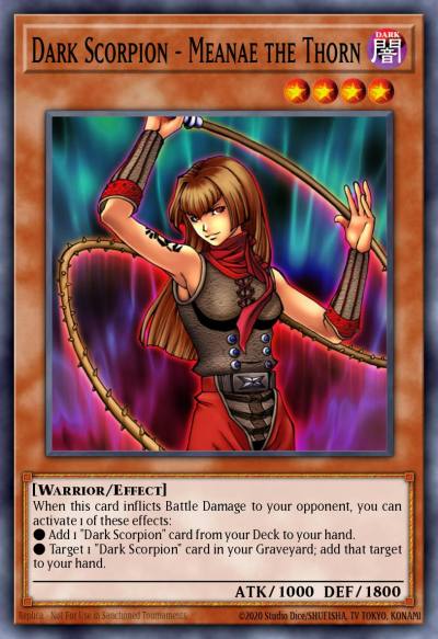 Dark Scorpion - Meanae the Thorn Common DCR-061 Dark Crisis Yugioh card