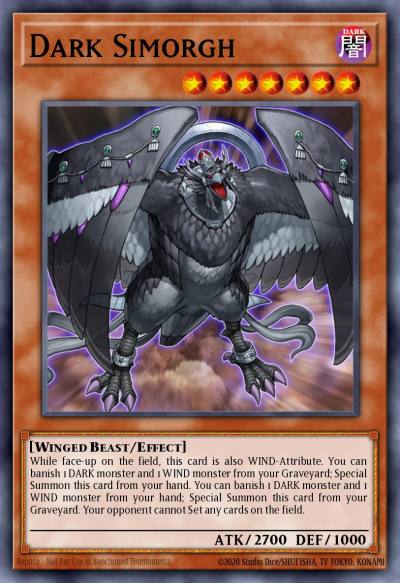 Dark Simorgh Super Rare CT08-EN006 Collectible Tins 2011 Wave 1 Yugioh card