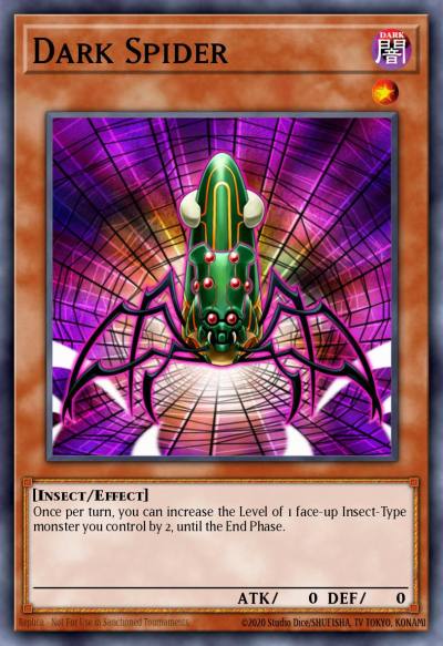 Dark Spider Common SOVR-EN015 Stardust Overdrive Yugioh card
